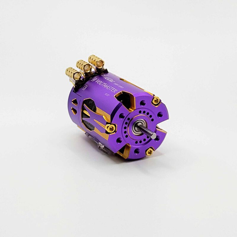 Voltmaster 10.5T Sensored Brushless Drift Motor, Royal Purple