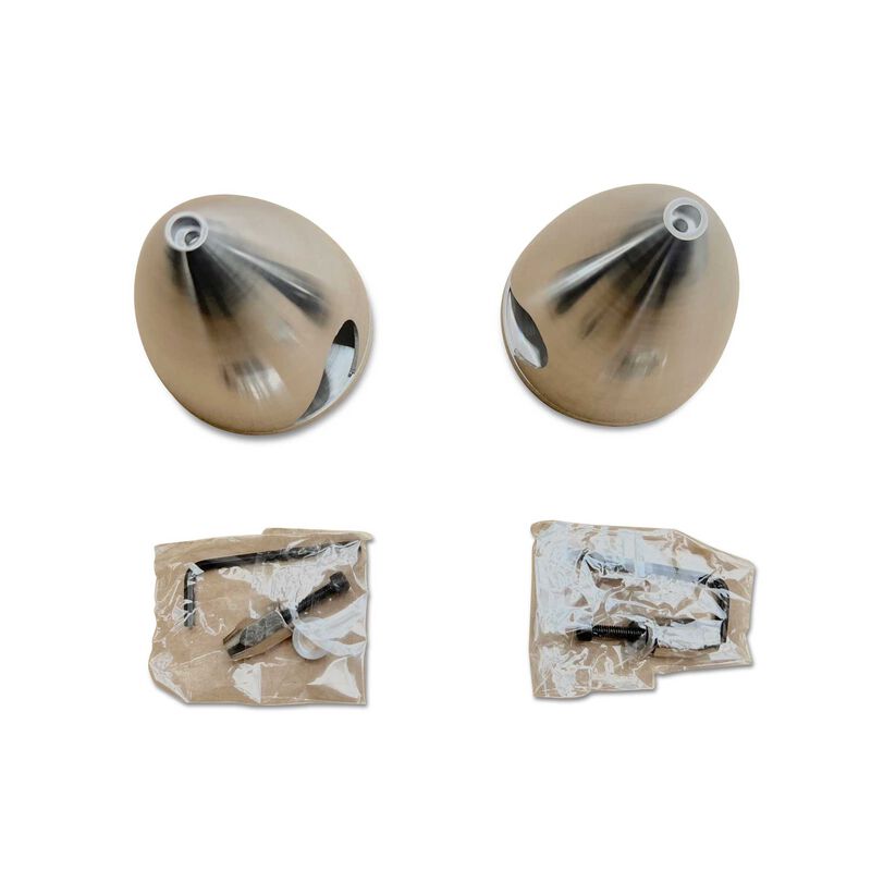 Aluminum Spinners (2), 2.75": OV-10 Bronco 20cc