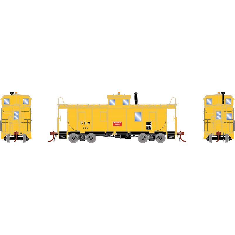 HO GEN ICC Cupola Caboose w/Lights & Sound, GBW #112