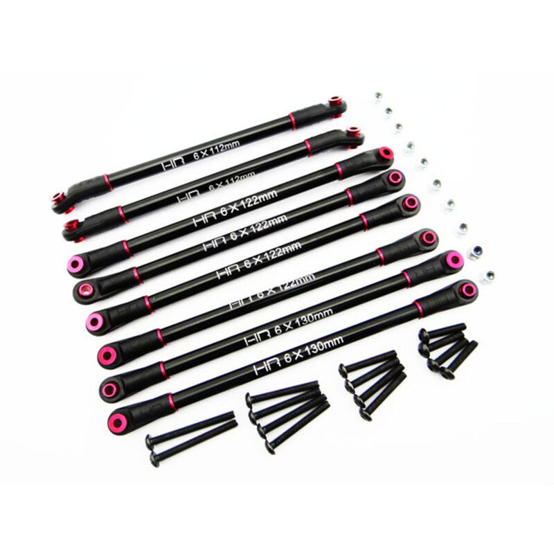 Aluminum 4-Link Set for 12.3in (313mm): Axial SCX10