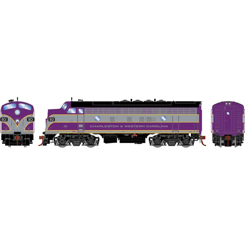 HO F7A Locomotive, C&WC #901