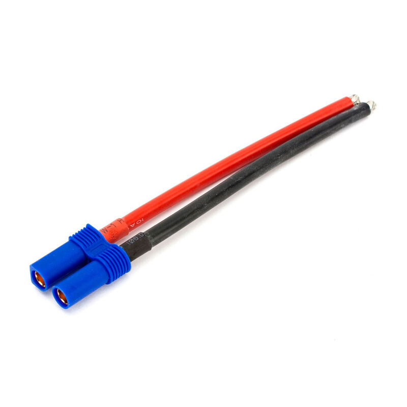 Connector: EC5 Battery with 4" Wire, 10 AWG