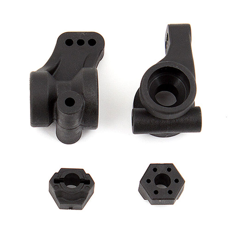 Rear Hubs and Wheel Hexes, 1/10 Team Associated ProSC10