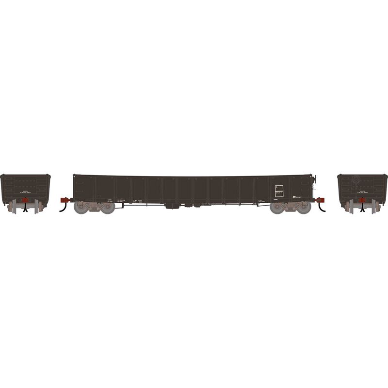 HO ATH 52' Mill Gondola, Primed For Grime CarKnocker Data Only Faded Black