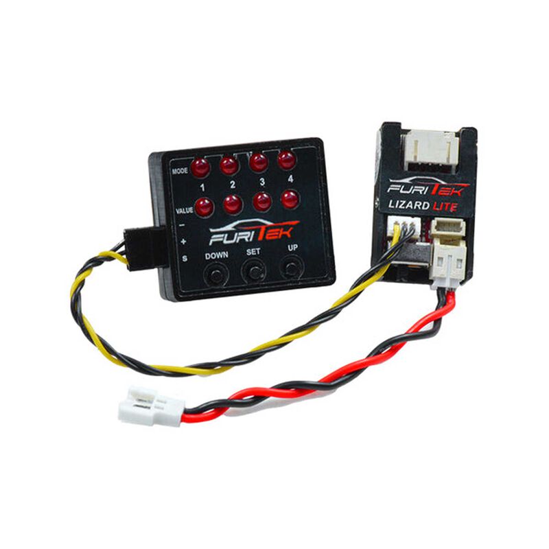 Lizard Lite Brushless ESC with FOC Technology & Cardset: 1/24 & 1/18