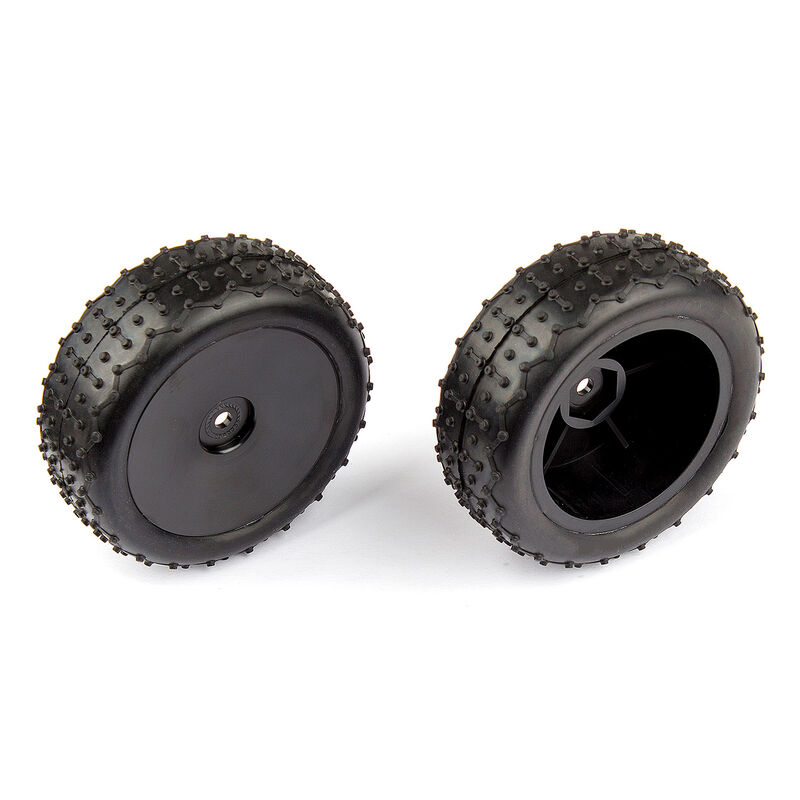 Rear Wide Mini Pin Mounted Tires: 14B 14T