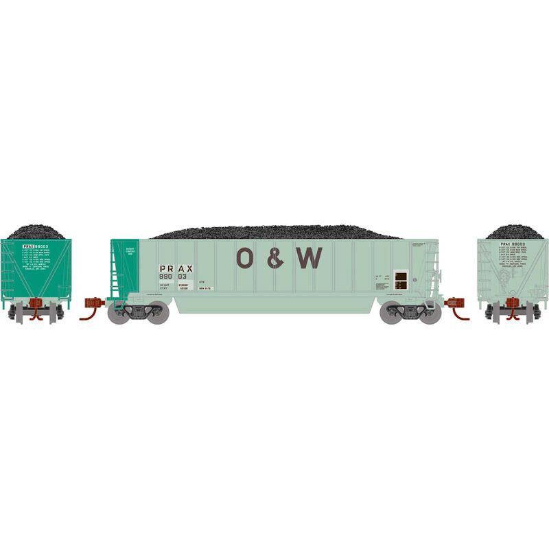 N ATH Berwick Bathtub Gondola with Load, PRAX Primed For Grime #99003
