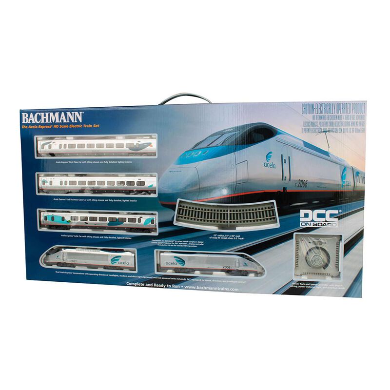 HO Spectrum Acela Train Set with DCC Amtrak