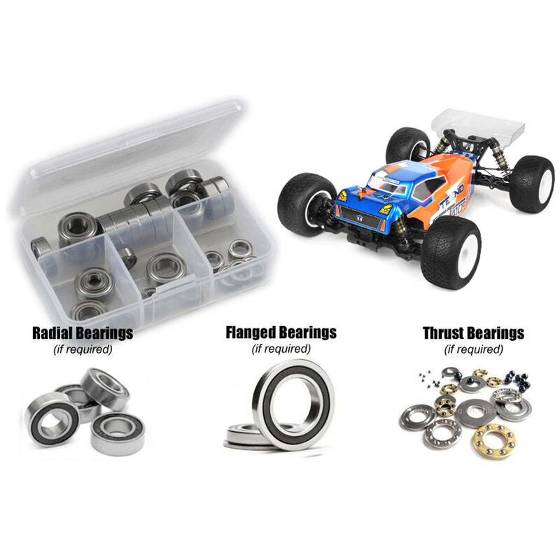 Rubber Shielded Bearing Kit: 1/10 Tekno RC ET410.2