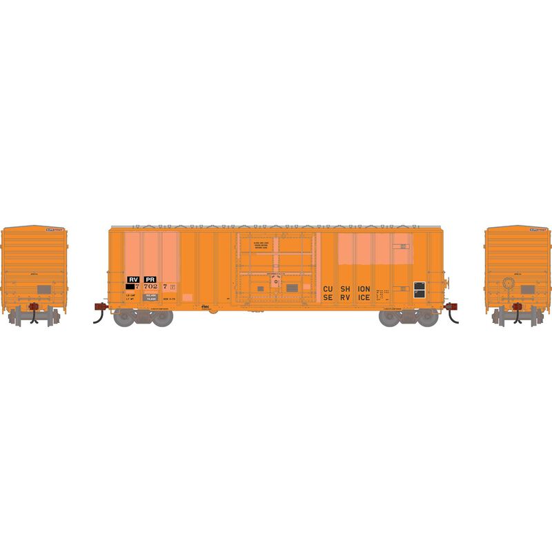 HO ATH 50' FMC 5327 12' Plug Door Box Car, Primed for Grime RVPR #77027