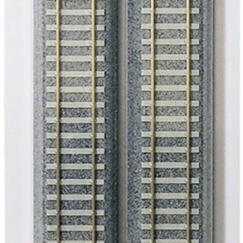 HO 369mm 14-1/2" Track Straight, Concrete Ties (4)