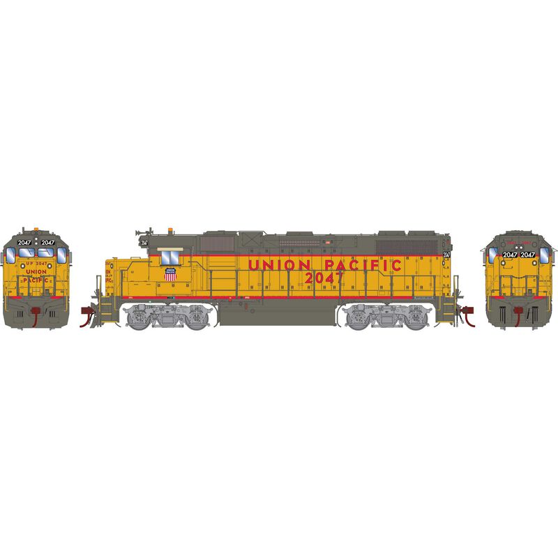 HO GP38-2 Locomotive, UP #2047