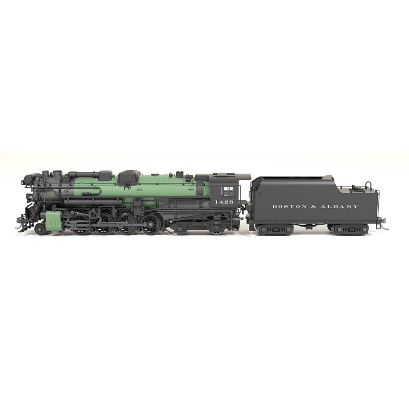HO Boston & Albany A1b Locomotive & 4-Axle Tender, Early 1930's Appearance #1426 (DCC-Ready)