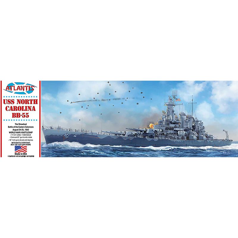 USS North Carolina BB-55 Battleship