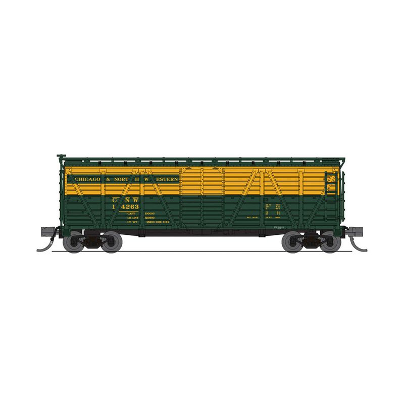 N 40' Wood Stock Car, C&NW (2)