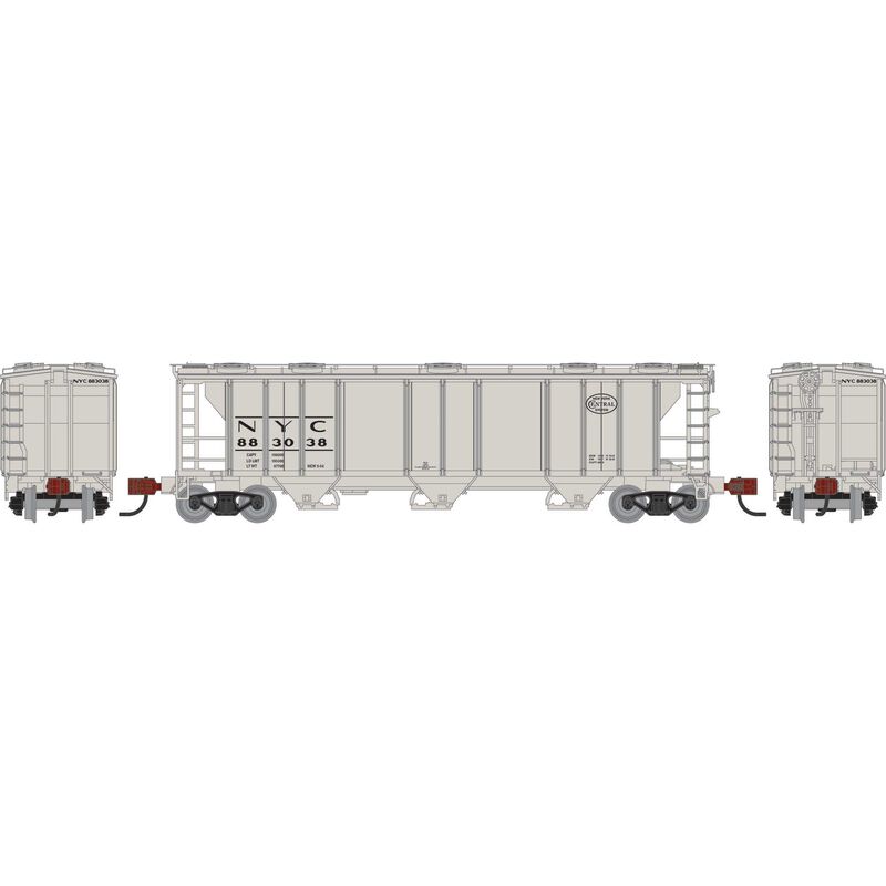 N PS-2 2893 3-Bay Covered Hopper, NYC #883038