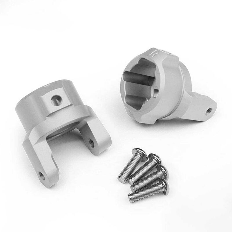 8 Degree C-Hubs Clear Anodized: Axial SCX10