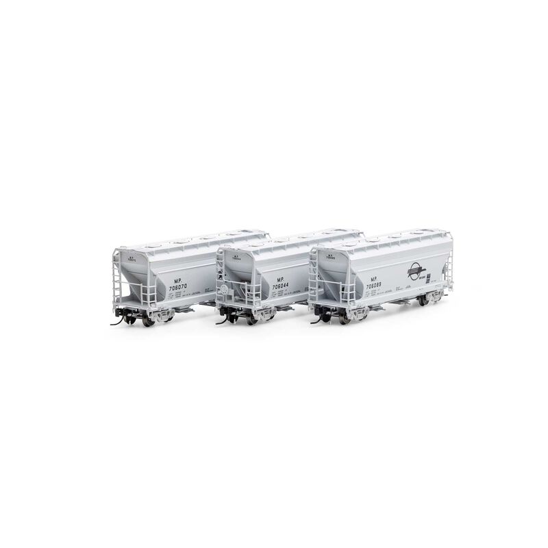N ACF 2970 Covered Hopper, Mo Pac (3)
