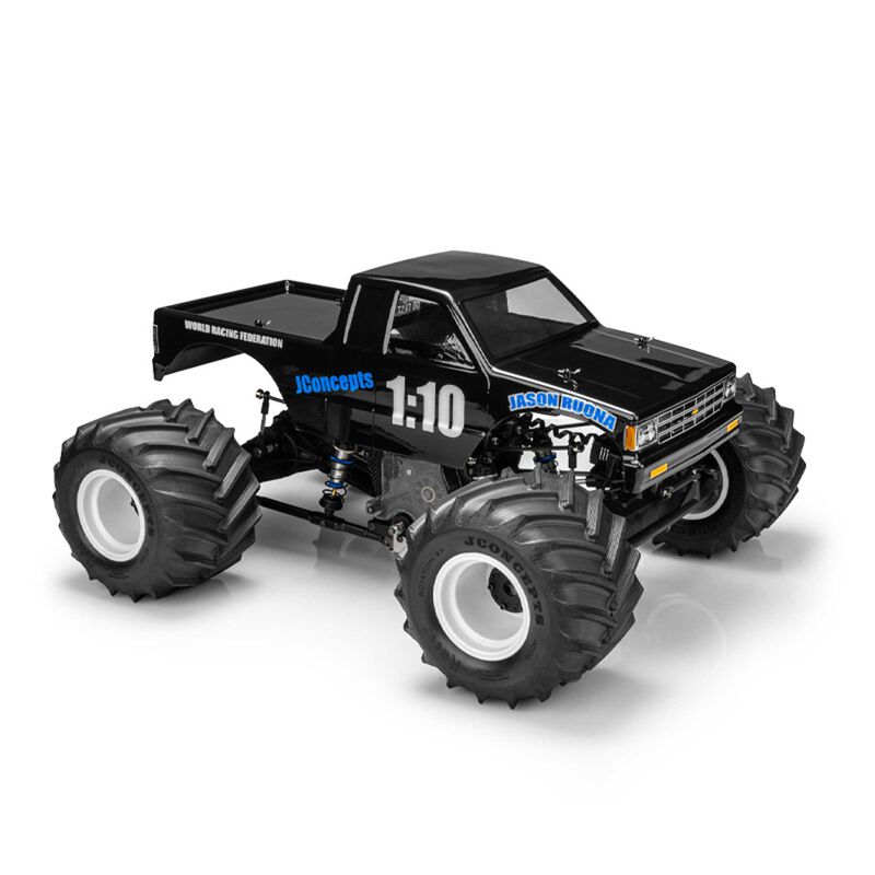 1/10 1990 Chevy S10 Extended Cab Monster Truck Body, 13.0" Wheelbase