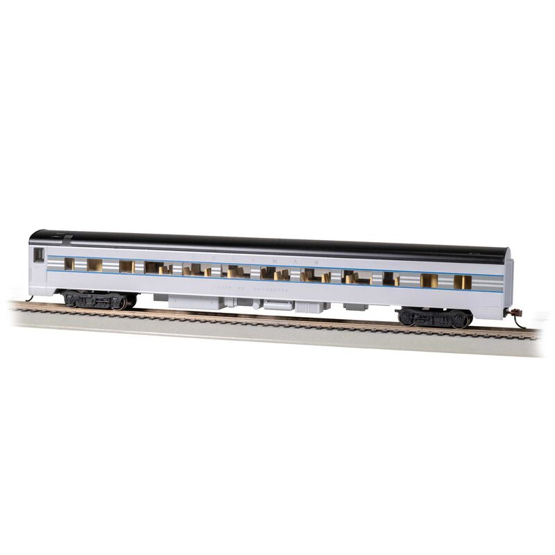 HO 85' Smooth-Side Coach Passenger Car w/ Lighted Interior - 1938 City of Rochester (NYC 20TH Century Limited Edition)