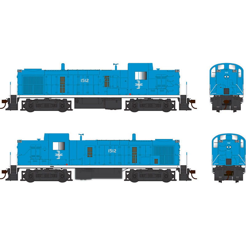HO ALCo RS-3 B&M Blue #1512