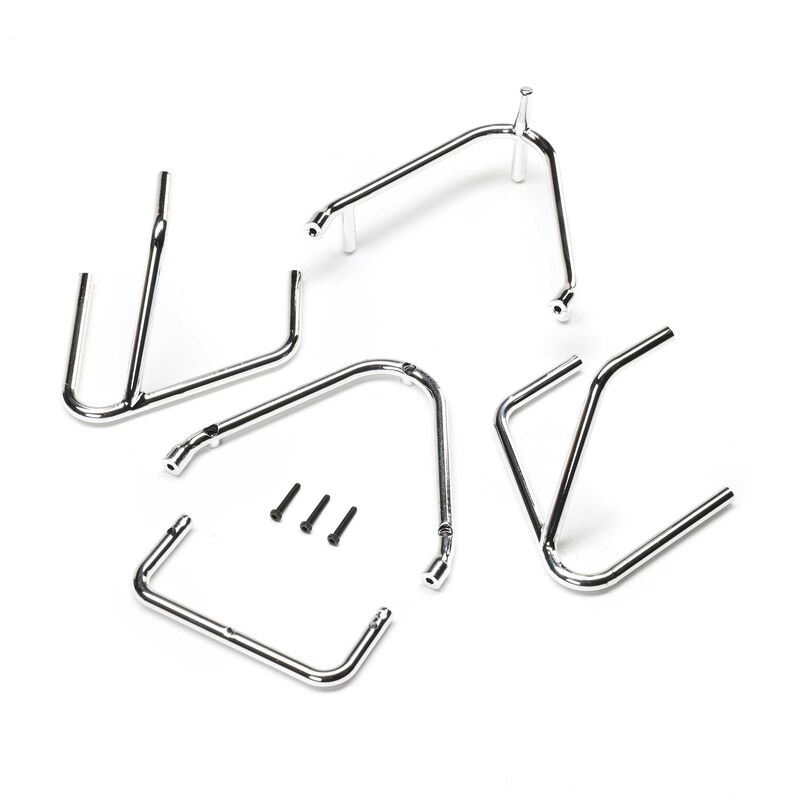 Bumper Set, Chrome: 22S Sprint