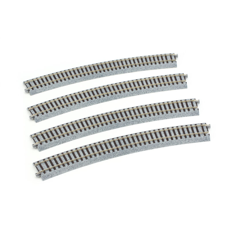 HO 730mm 28-3/4" Radius Curve 22.5-Degree (4)