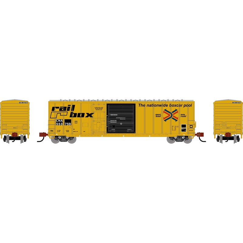 N 50' FMC 5277 Combo Door Box Car, CNA 'Ex-Railbox' #553759