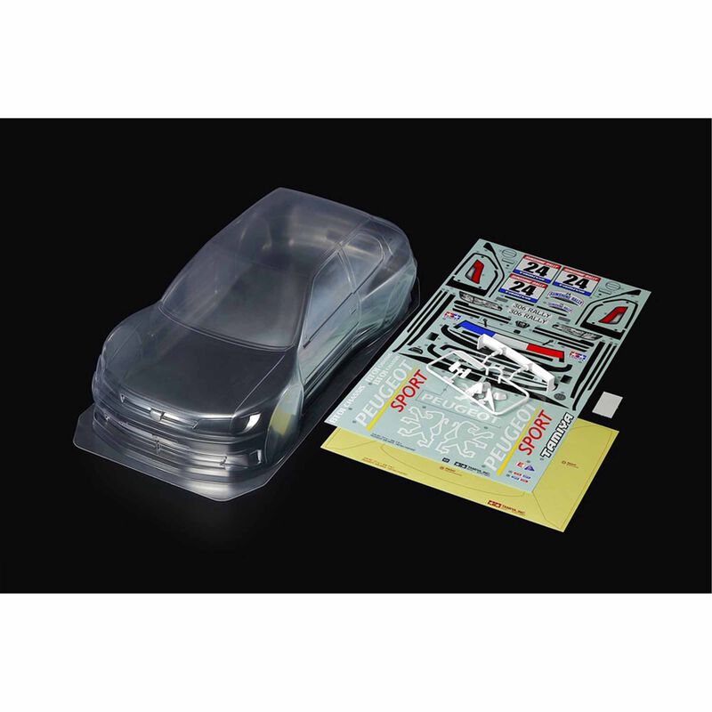 Scale Peugeot 306 Maxi Body Set, 1/10 Tamiya BT-01 Chassis