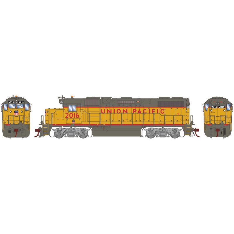 HO GP38-2 Locomotive, UP #2016