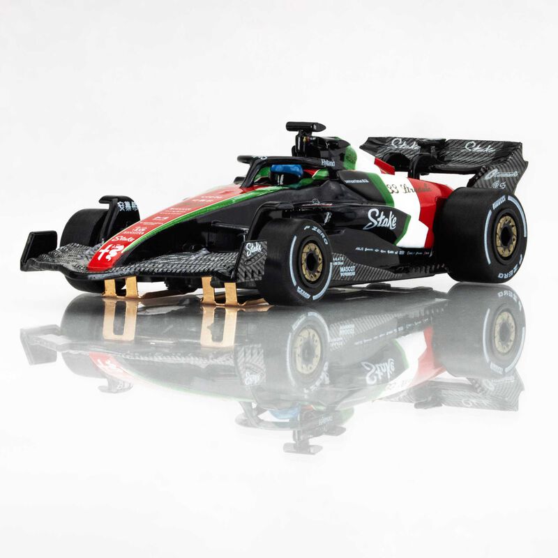 HO 2023 Alfa Romeo Formula-1 Mega G+ Slot Car, Monza