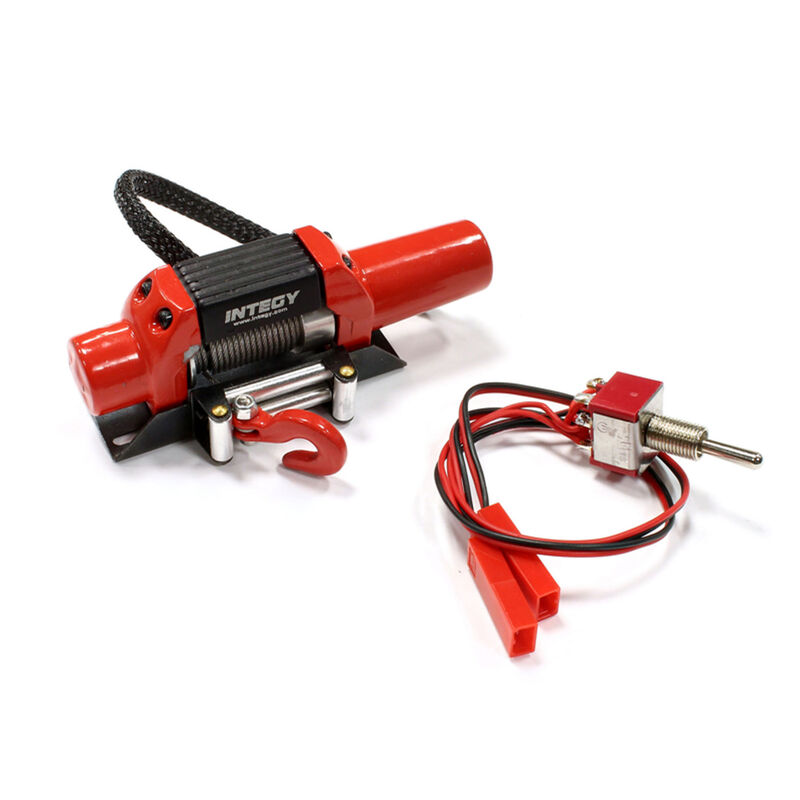 T5 High Torque Mega Winch, Red: 1/10 Crawler