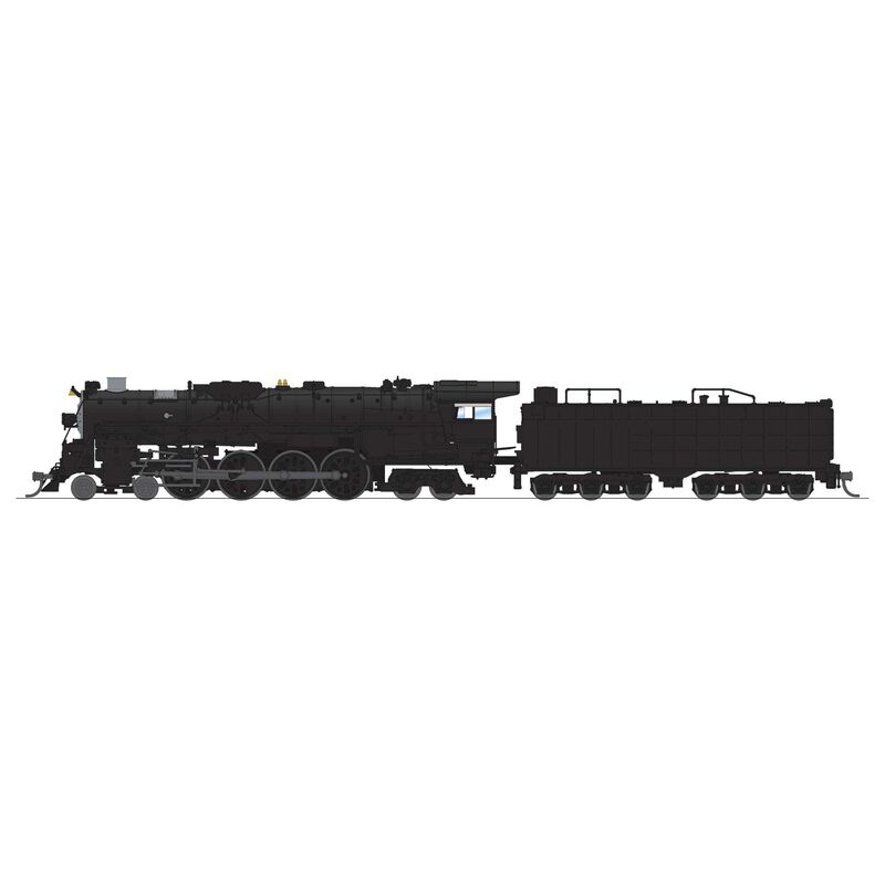 ATSF 4-8-4, Unlettered, No-Sound / DCC-Ready, N