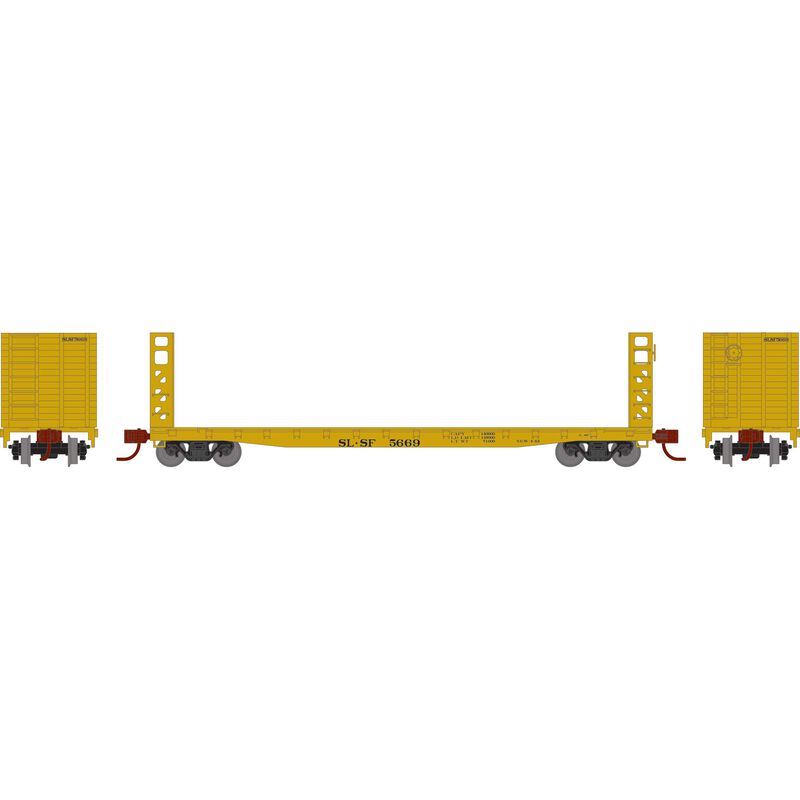 N ATH 53' GSC Bulkhead Flat Car, SLSF #5669