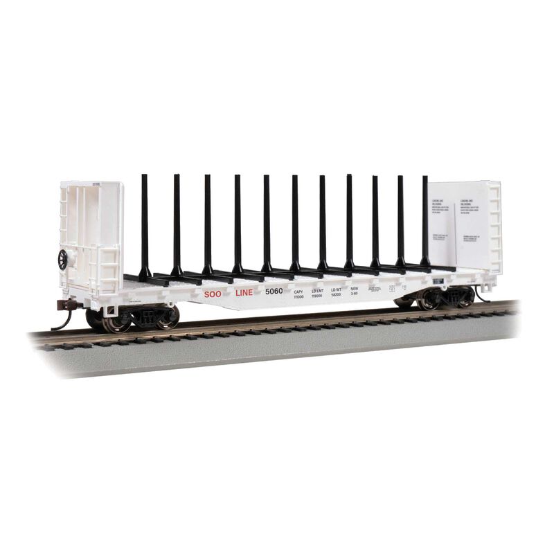 HO 52' Center-Beam Flat Car Soo LINE #5060