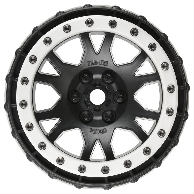 1/5 Impulse Pro-Loc Front/Rear 24mm X-MAXX Wheels (2) Black/Gray