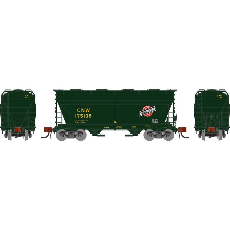 N ACF 2970 Covered Hopper, CNW #175106