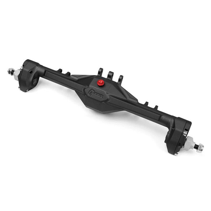 Currie Portal F9 Rear Axle, Black Anodized: Axial SCX10-II