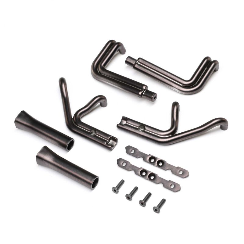 Header Set, Black Chrome: 22S Sprint