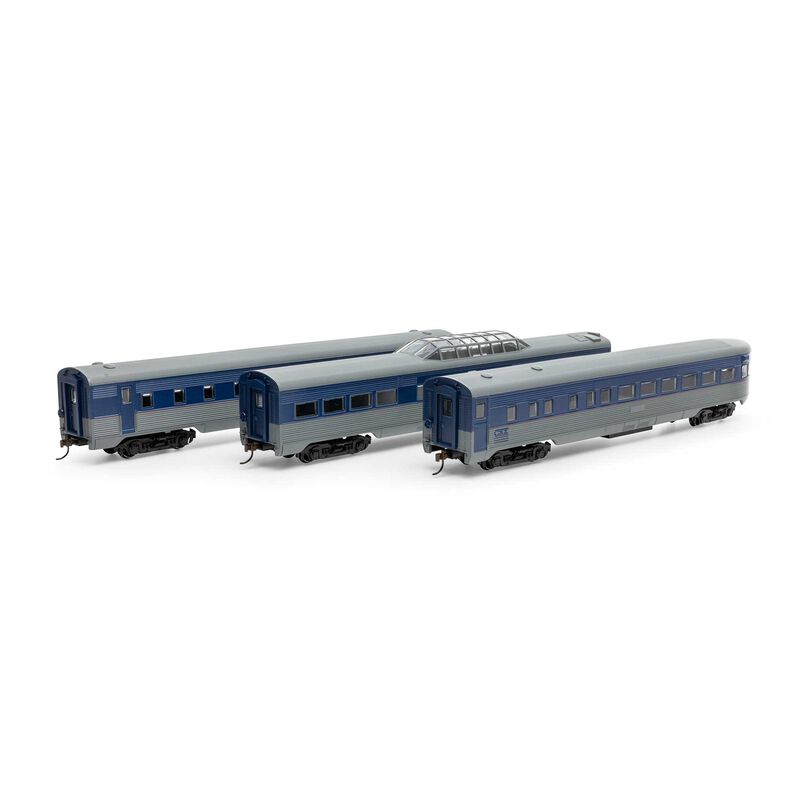 HO Streamline Passenger Cars, CSXT (3)