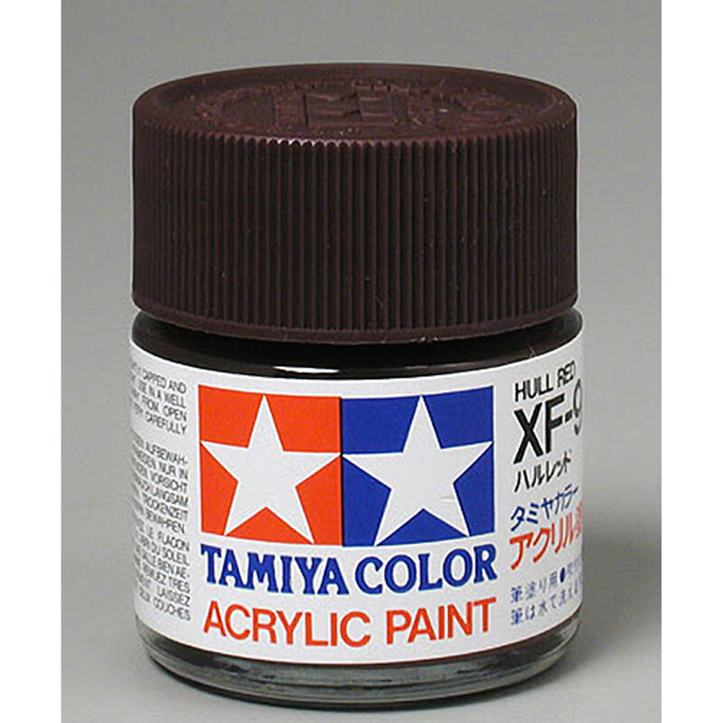 Acrylic XF9 Flat, Hull Red