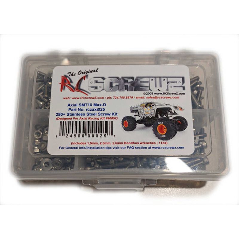 Stainless Steel Screw Set: Axial SMT10 Max-D