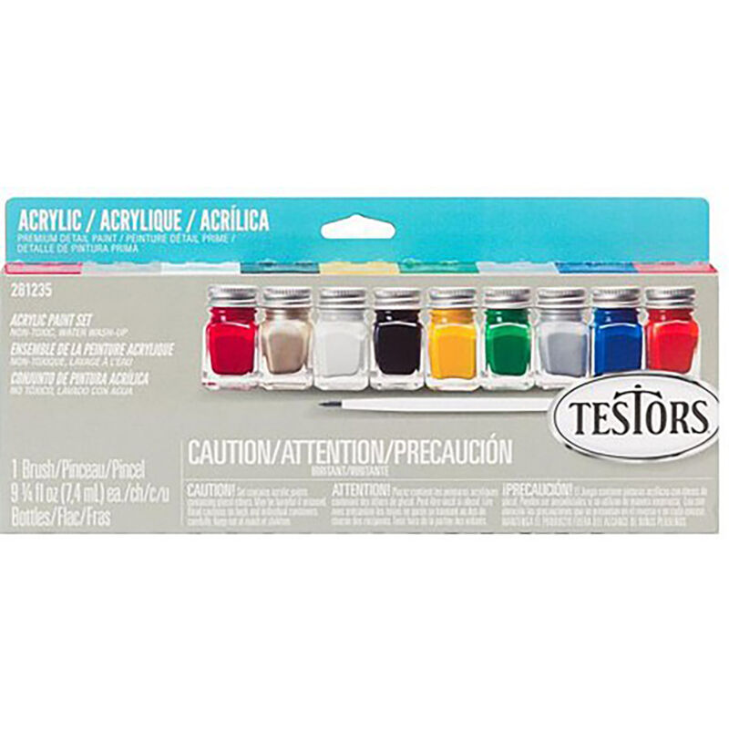 9 Piece Acrylic Paint Set, Value