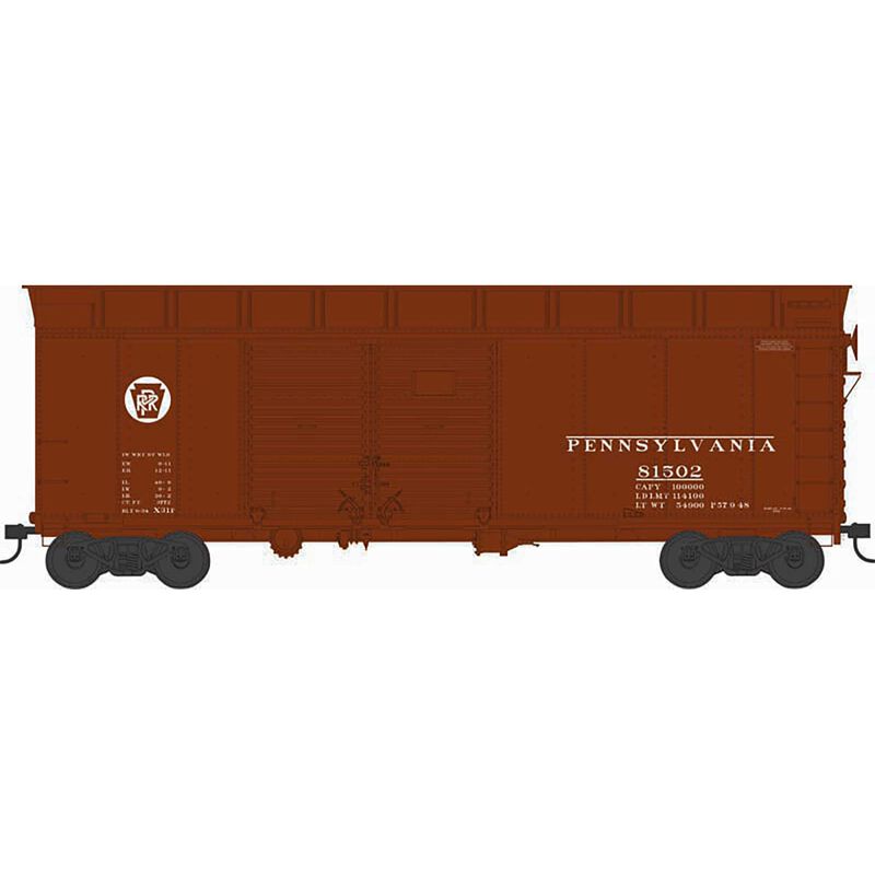 HO X31F 4-Door Turtle Roof Box PRR Circle Key #81547