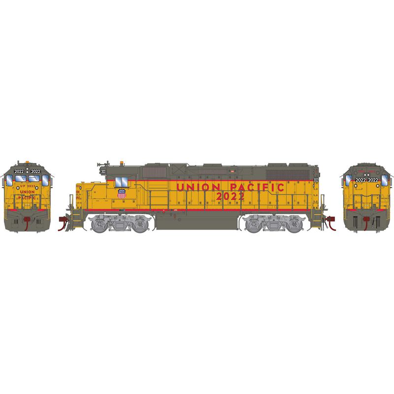 HO GP38-2 Locomotive, UP #2022