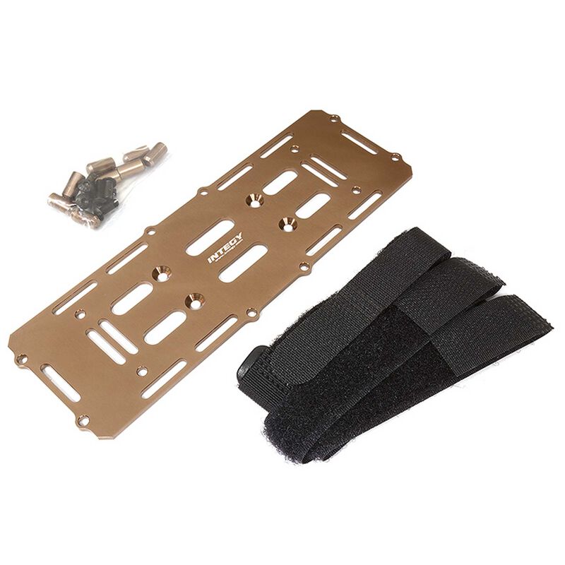 Battery Mounting Plate, Bronze: 1/10 Enduro Sendero