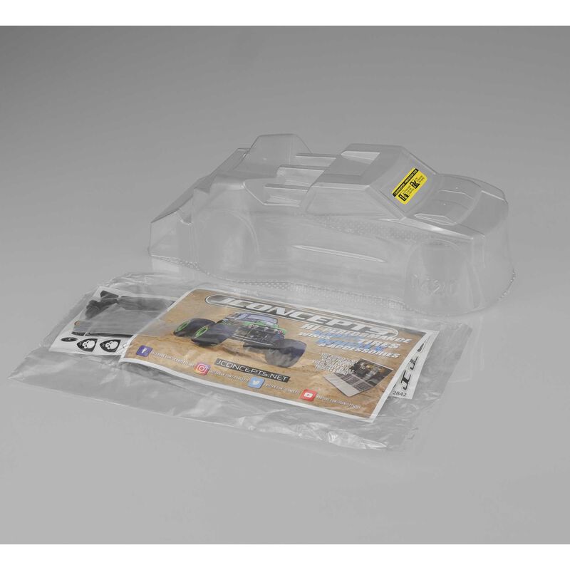 Clear Body, Finnisher: Mini-T 2.0 Body with Rear Spoiler