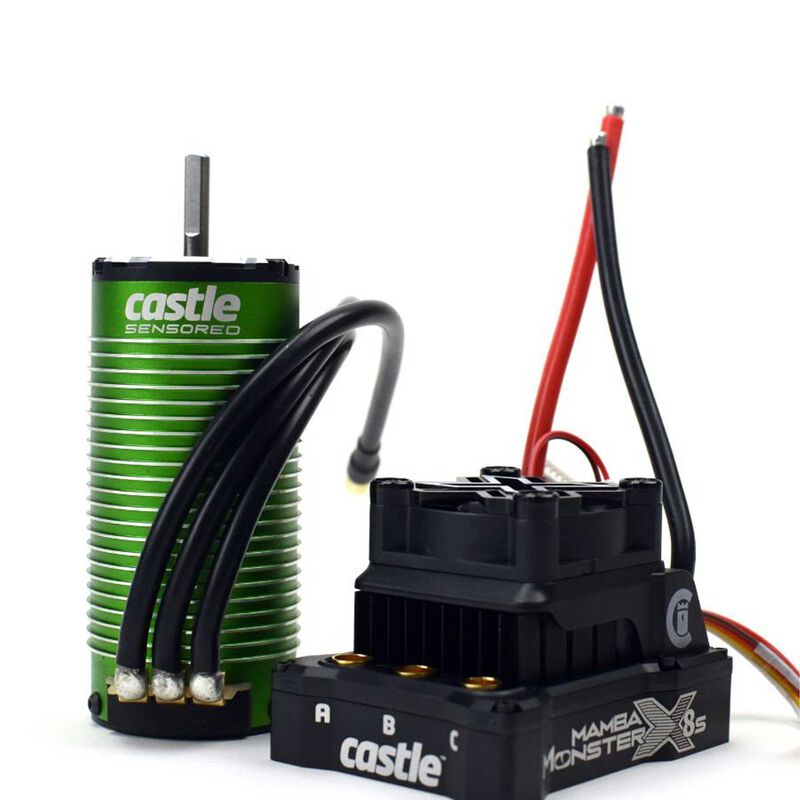 Mamba Monster X Electronic Speed Control & 1520-1650KV Sensored Motor Combo