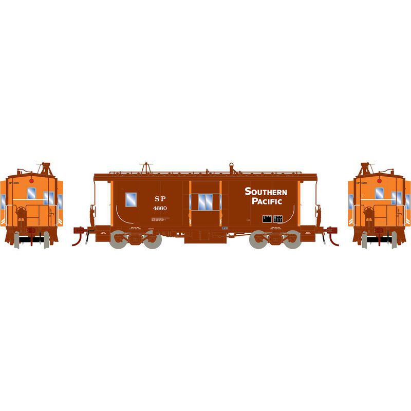 HO Bay Window Caboose with Lights and Sound, SP #4660