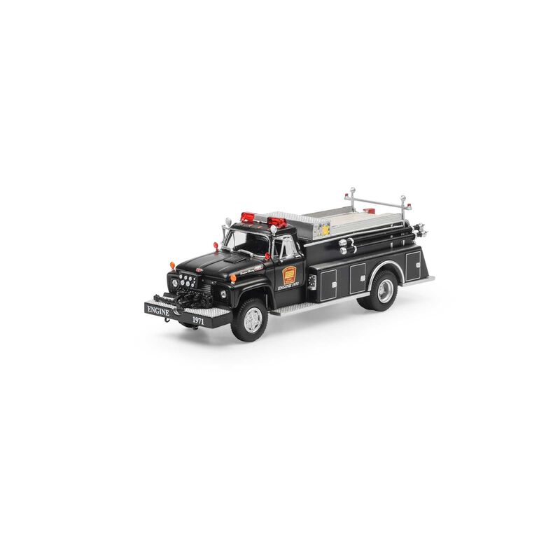 HO Ford F-850 Fire Truck, Penn Central #1971